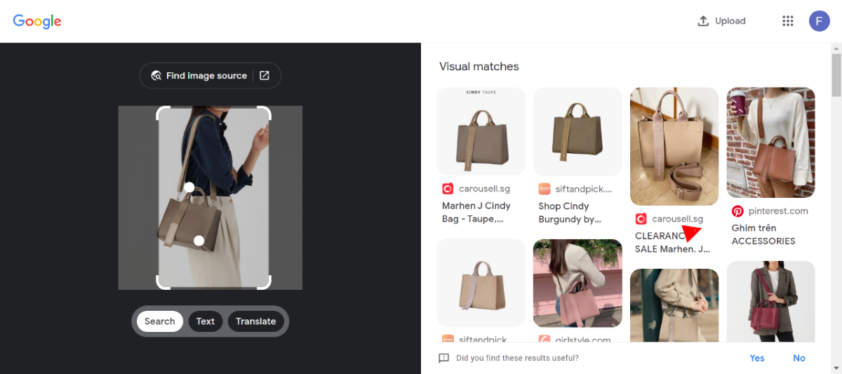 What is visual search?
