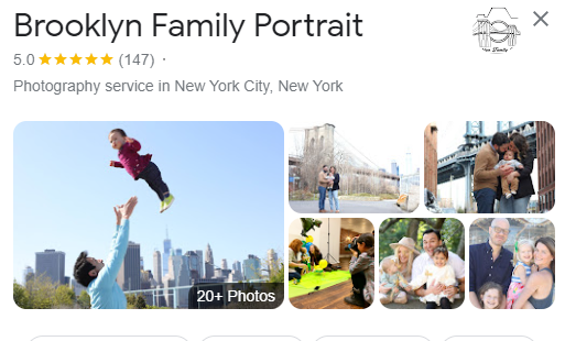 Photography listing