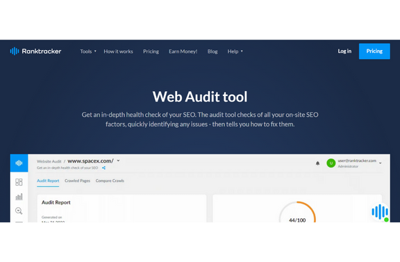 Ranktracker Website Audit