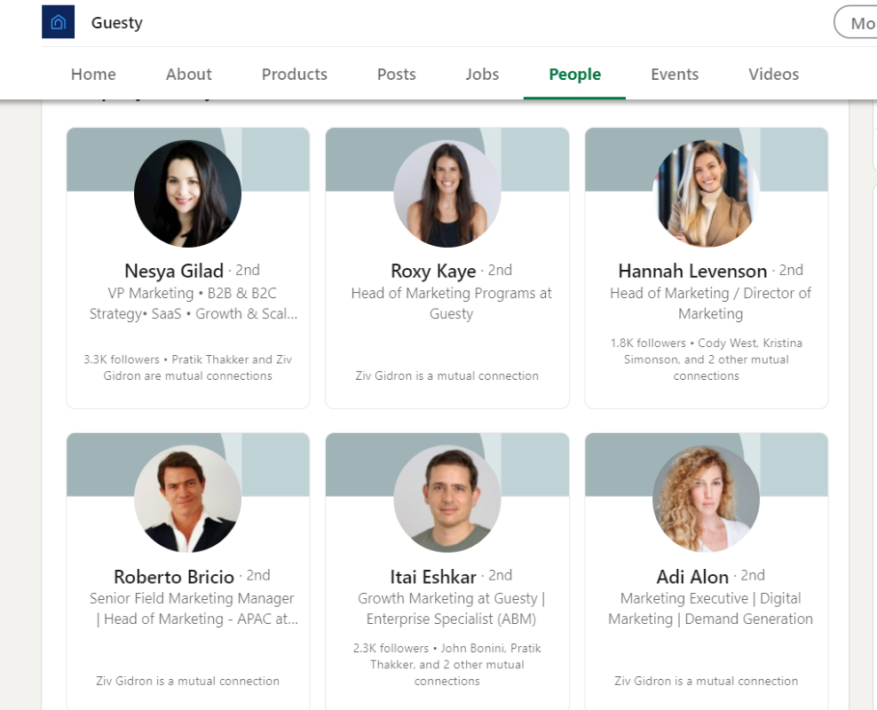 Check for LinkedIn profiles