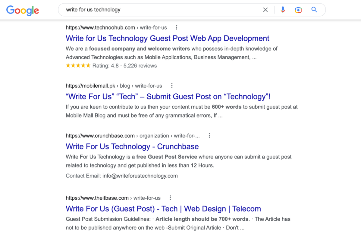 Research sites that are looking for contributors