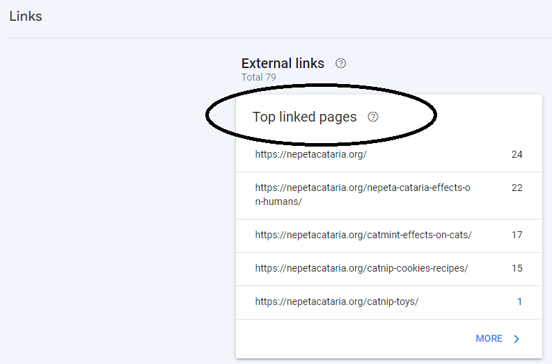 Top Linking Pages