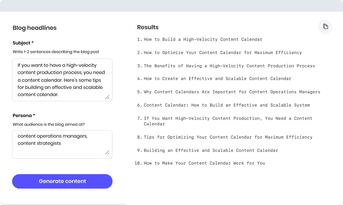 Blog posts