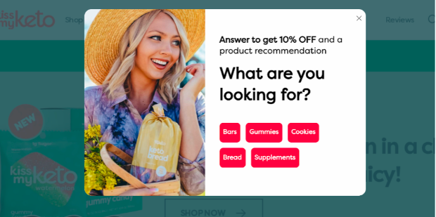 Click pop-up