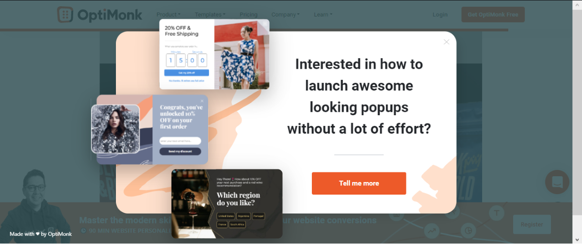 Entry Pop-ups