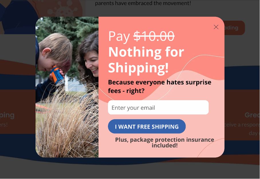 Popup example