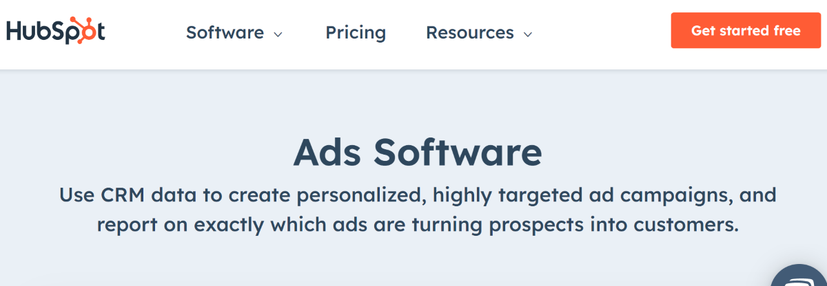 HubSpot's Ad Tracking Software