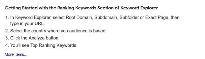 Capture The Featured Snippet