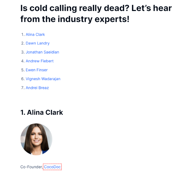 By starting an opinion based series