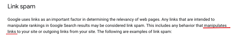 Spam policies for Google web search