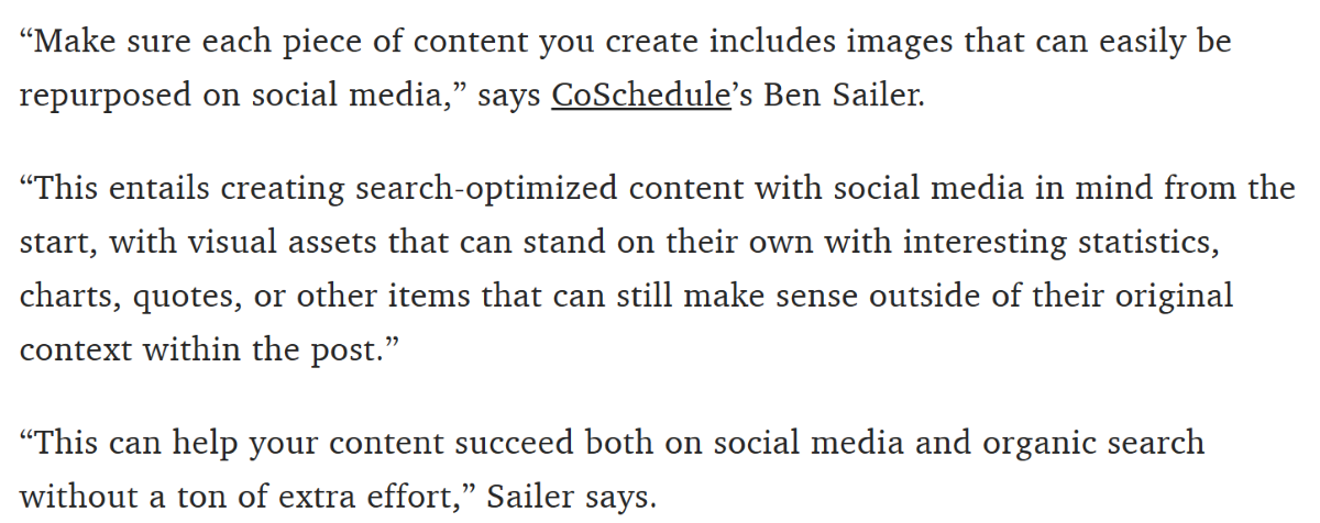 Repurpose content