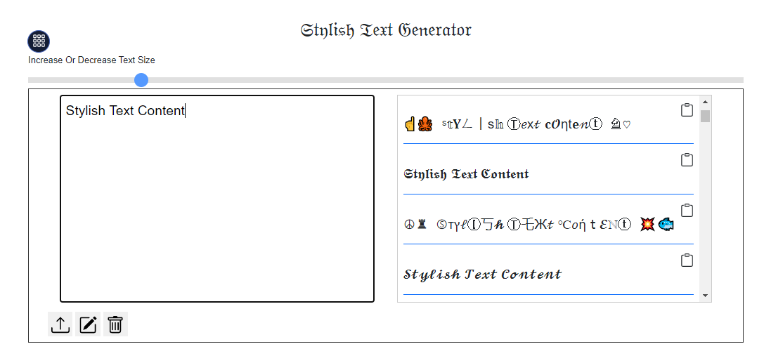 Choose a Stylish Text Generator