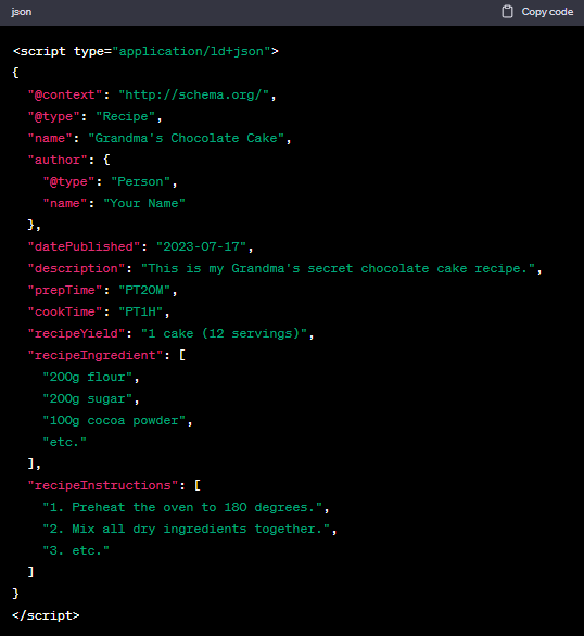 Schema Markup