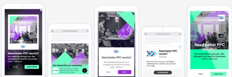 here's what they'd look like on a mobile device