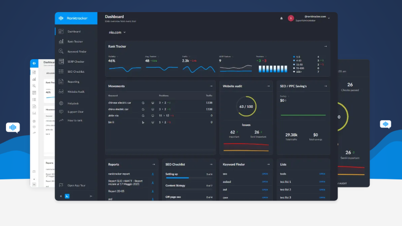 Ranktracker UI
