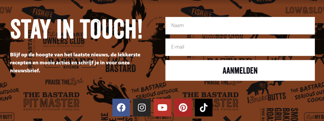 newsletter form example