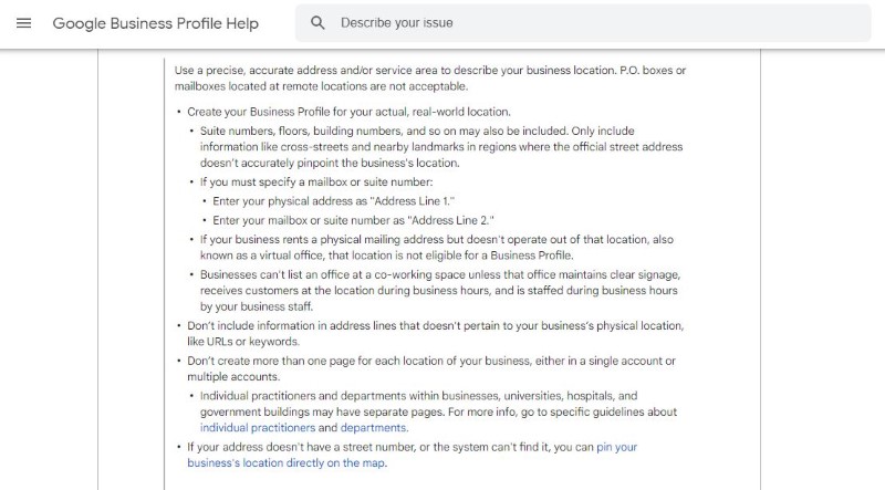 “Virtual Offices” Don’t Count