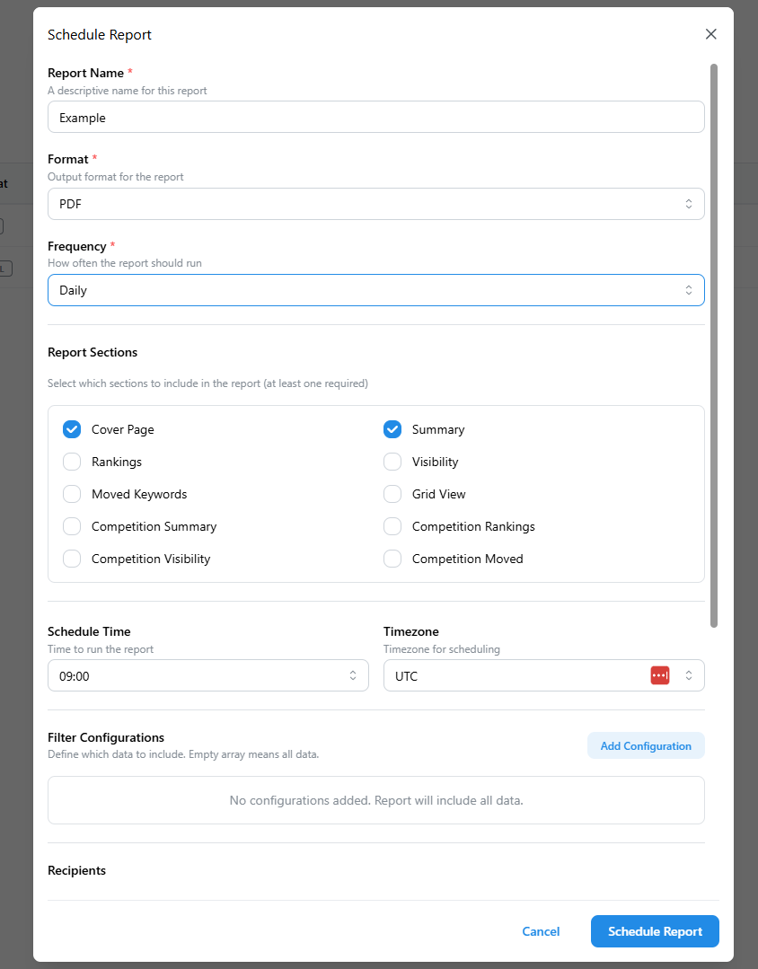 Automated & Custom Reports
