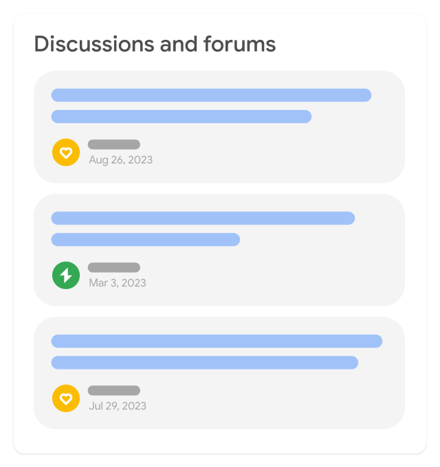 Reddit, Forums, and UGC