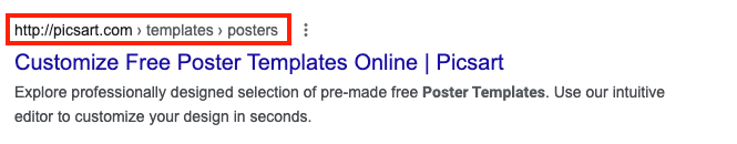 Employ breadcrumb navigation