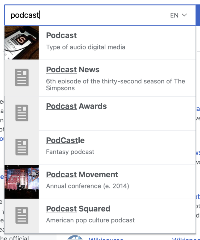 Check for “suggested” keywords