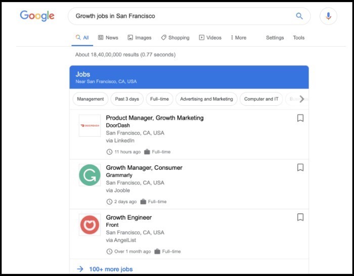 Job SERP