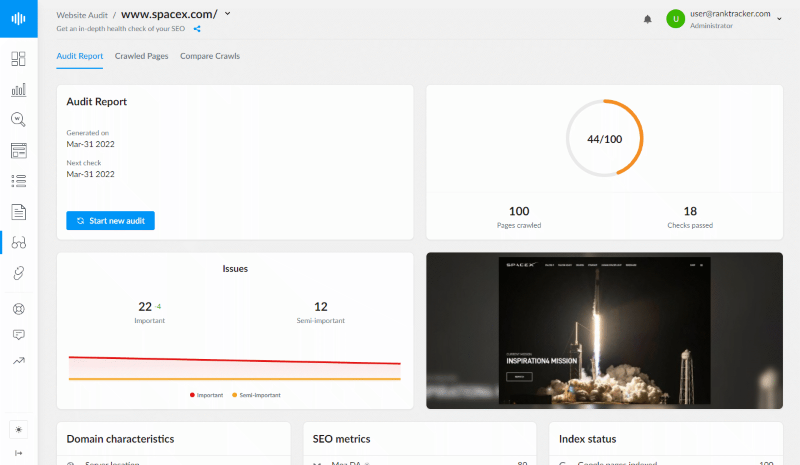 Carryout SEO Audit
