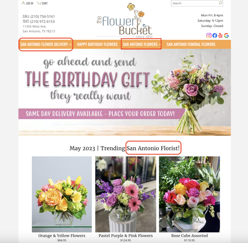 If you have a brick-and-mortar store or offer delivery, don’t skip out on local SEO