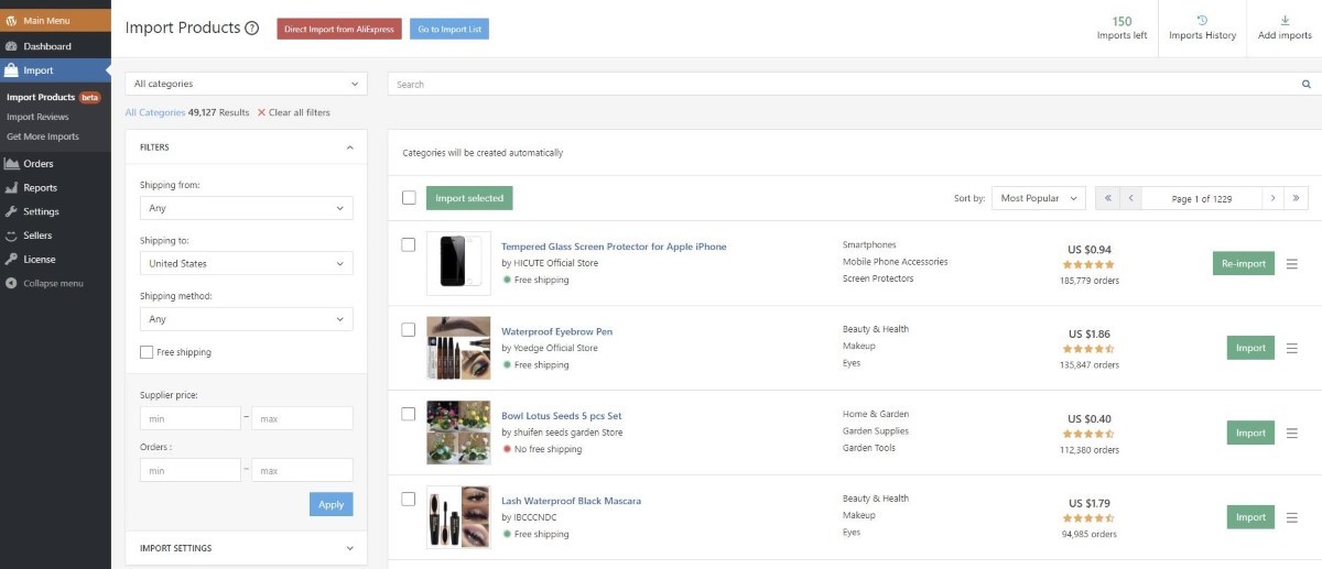 AliDropship Woo Plugin