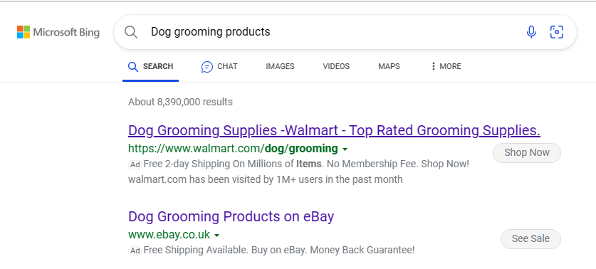Dog grooming products