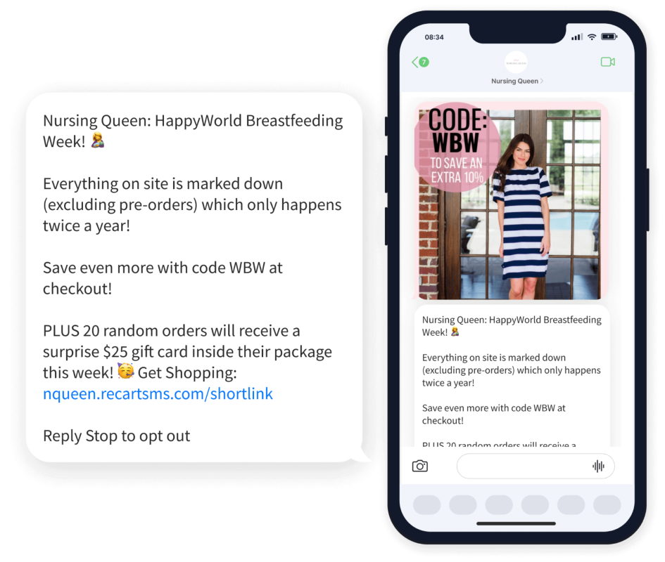 Nursing Queen’s 20 random SMS generated 30X ROI