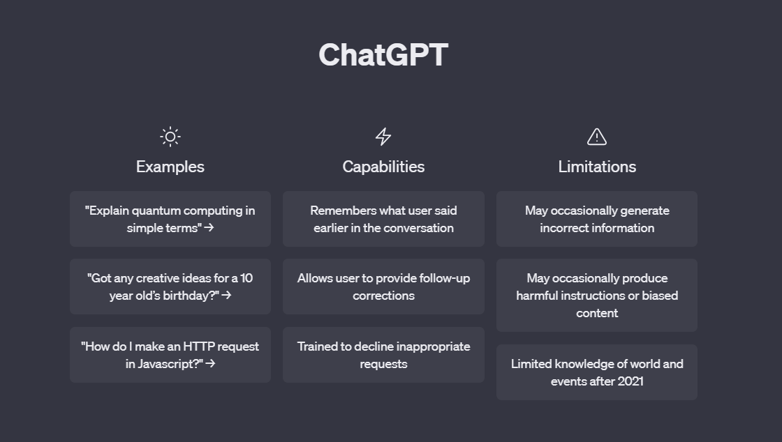ChatGPT by OpenAI