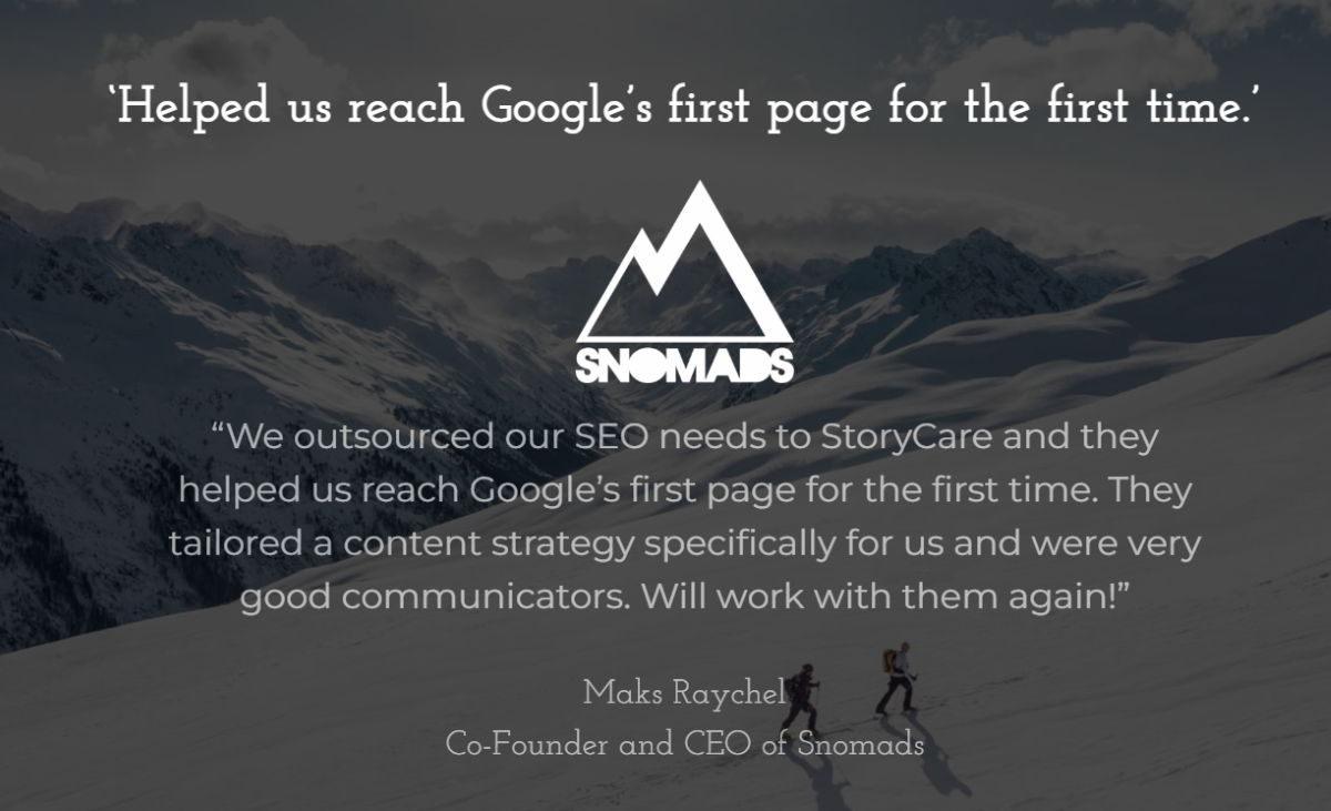 Real reviews are pure gold. But they can be long, clunky, and hard to read. That’s why it’s a great touch to quote the best part of the testimonial and use it as a punchy headline.