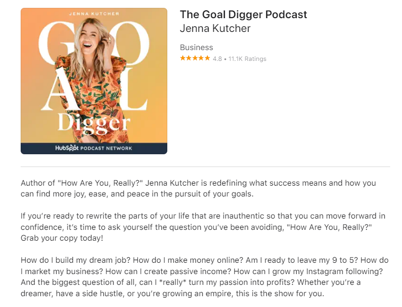 Jenna Kutcher podcast