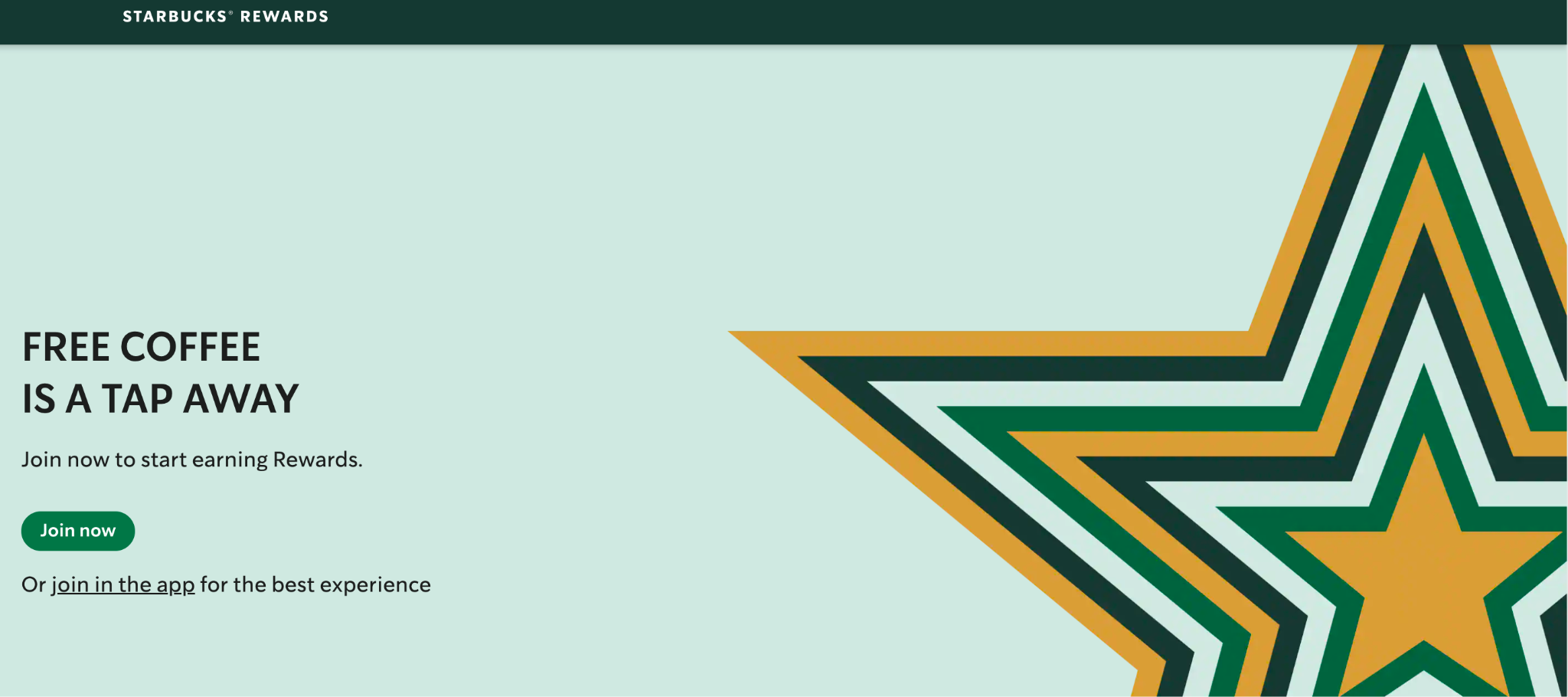 Starbucks' renowned Starbucks Rewards program