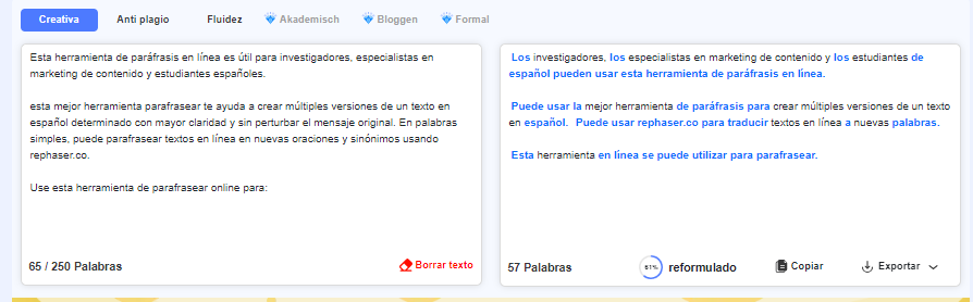 Rephraser