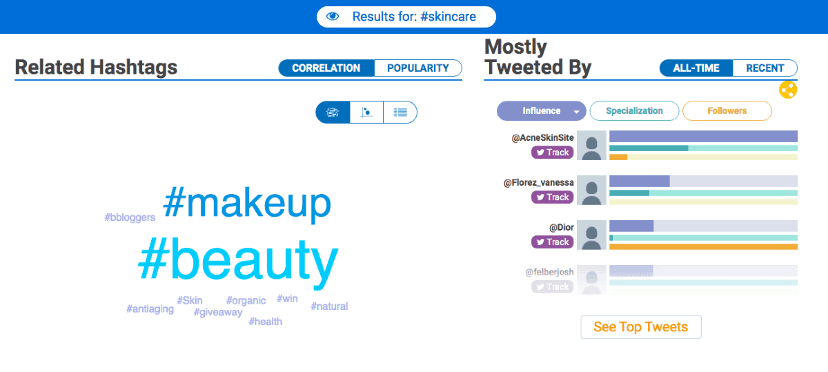 Hashtagify, for instance, tells you how popular a hashtag is