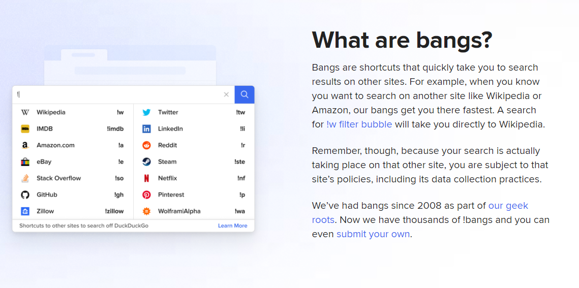 advantages of using DuckDuckGo