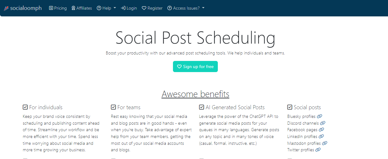 SocialOomph