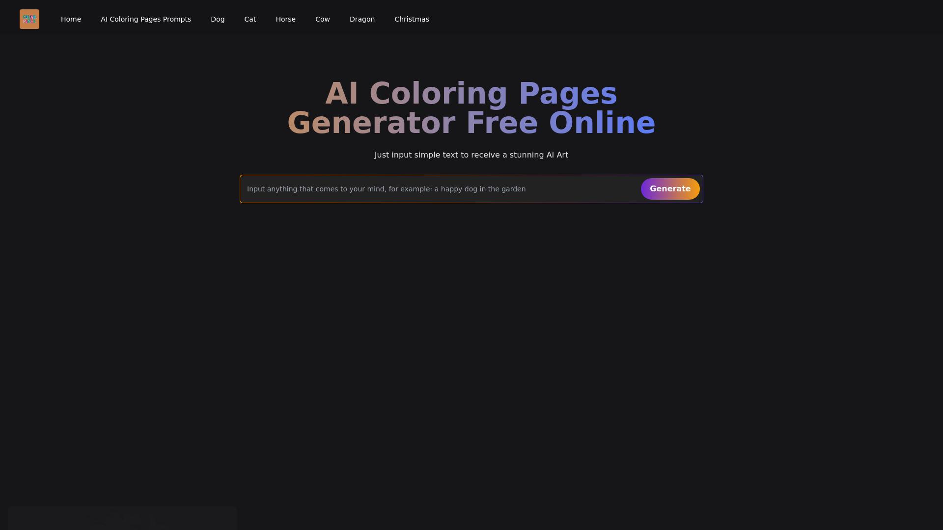 AI Coloring Pages
