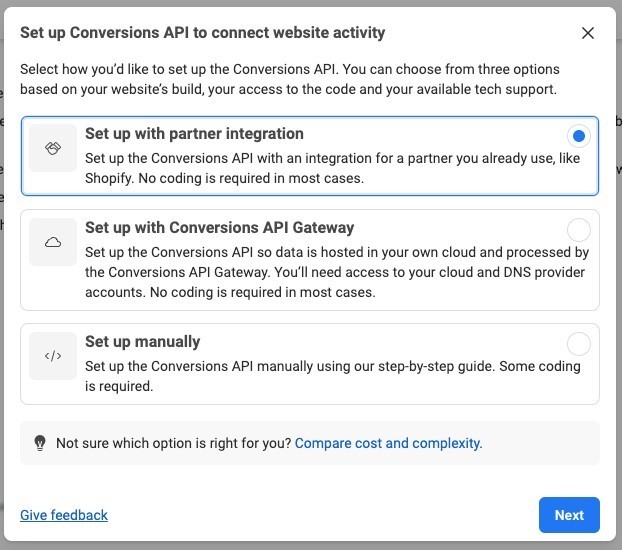 Facebook Conversion API