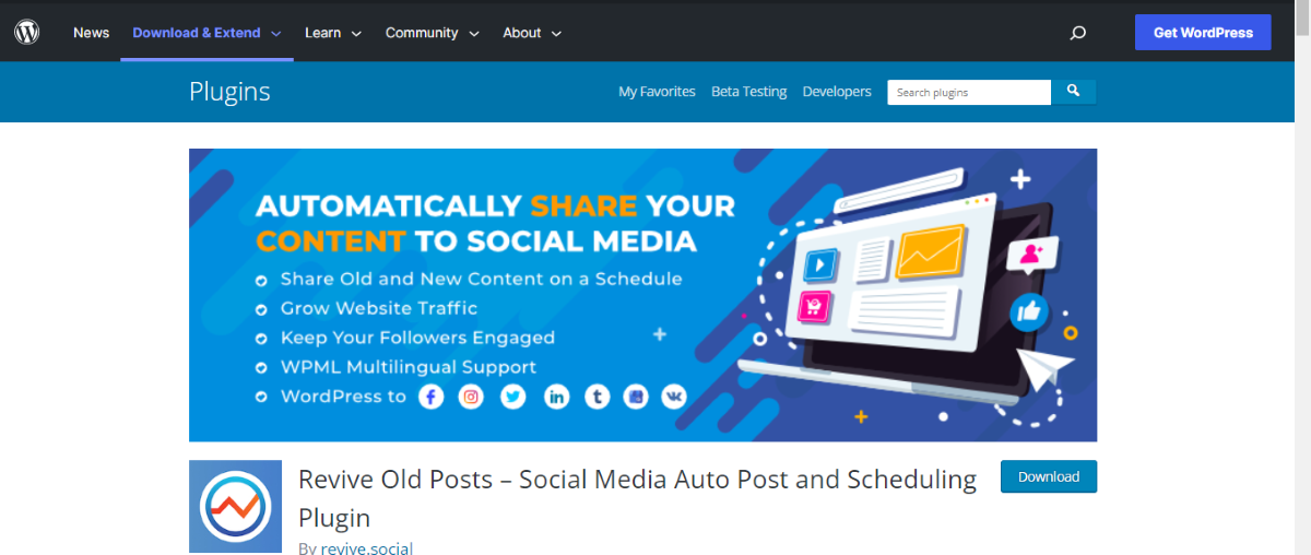 Revive Old Posts