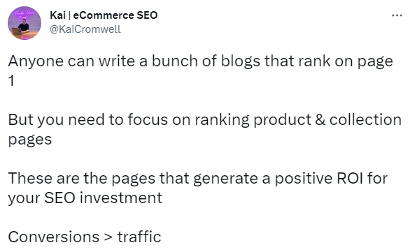 Track relevant keywords