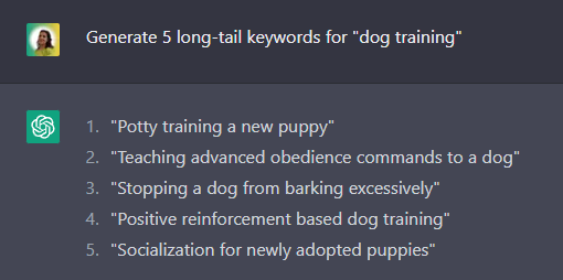 Create long-tail keywords