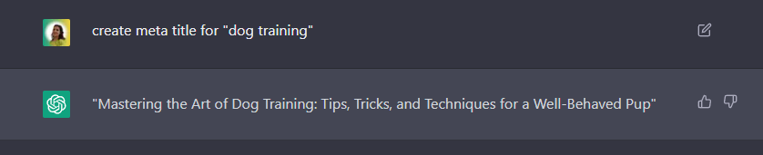Create meta titles