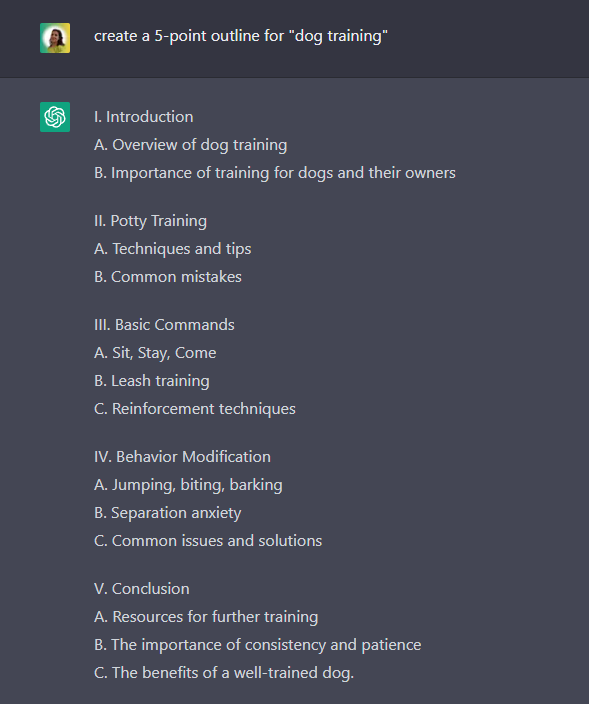 Create outline lists