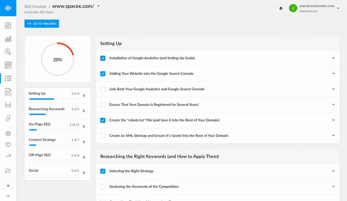 SEO checklist