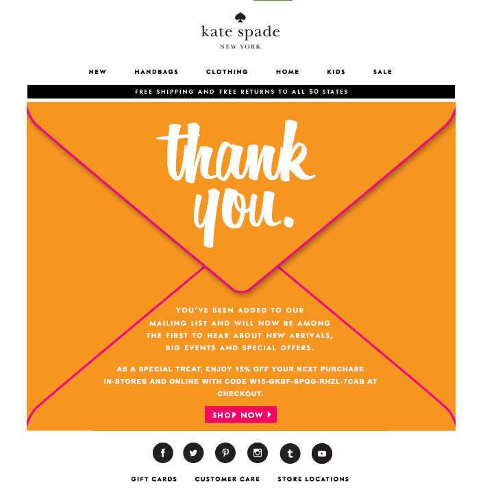 Welcome Email Sequence