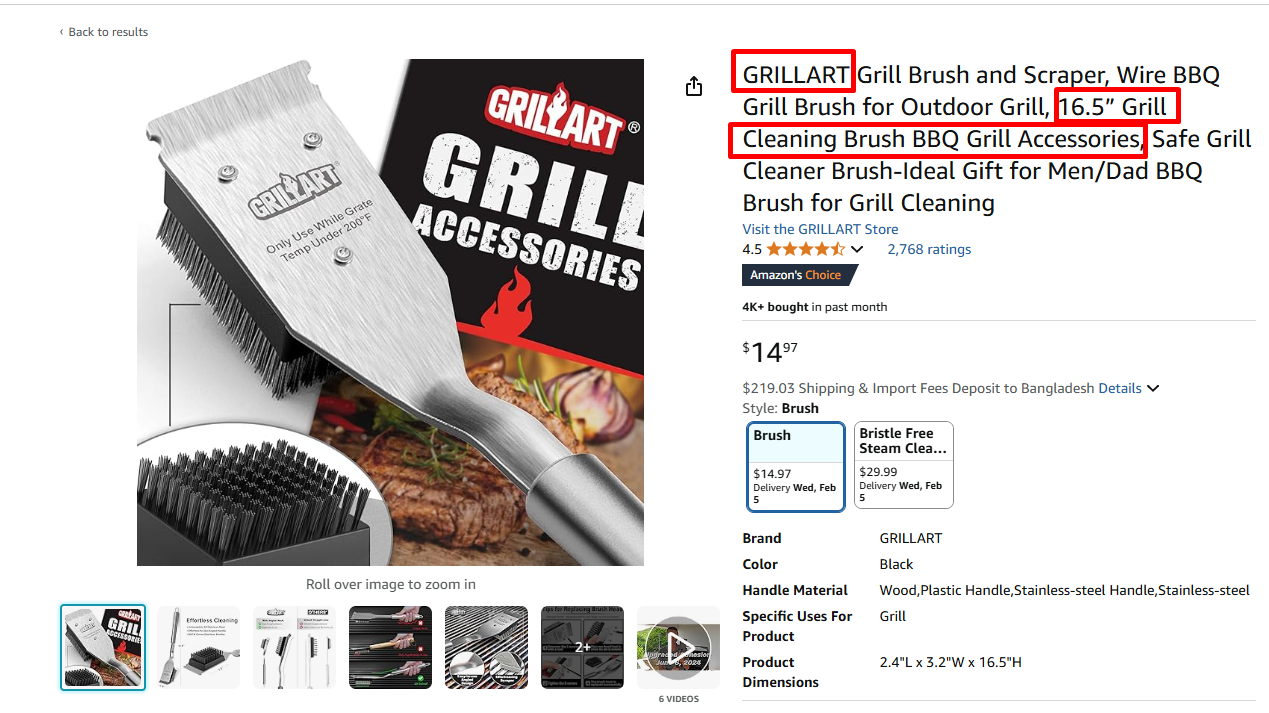 Optimize Product Titles